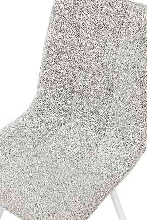 Стілець ФРЕШ (круглий) білий/букле бежева Киев