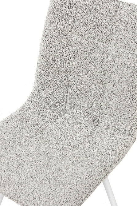 Стілець ФРЕШ (круглий) білий/букле бежева Киев - изображение 6