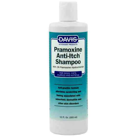 Davis Pramoxine Anti-Itch Shampoo ДЕВІС ПРАМОКСИН шампунь від свербежу з 1% прамоксину гідрохлоридом для собак і котів Київ