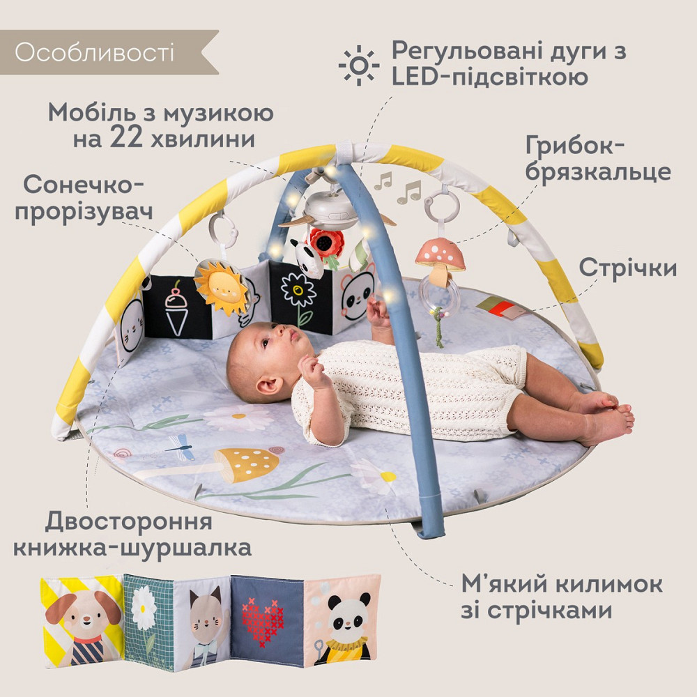 Музичний килимок з дугами, що розвиває – Сонячні ноти Днепр - изображение 4