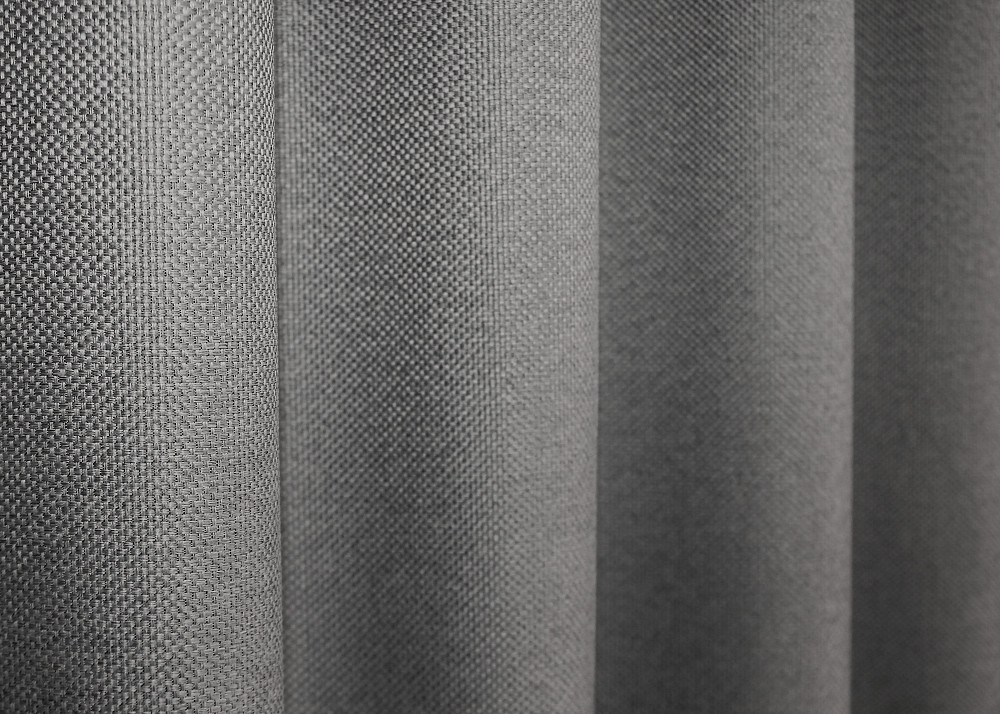 Комплект штор на люверсах VR-Textil Лен-блэкаут 1797ш Серый 150х250см 2 шт (37-0264) Киев - изображение 8