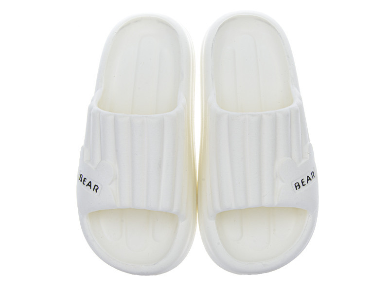 Женские шлепанцы белые пенка Мишка Одесса - изображение 3