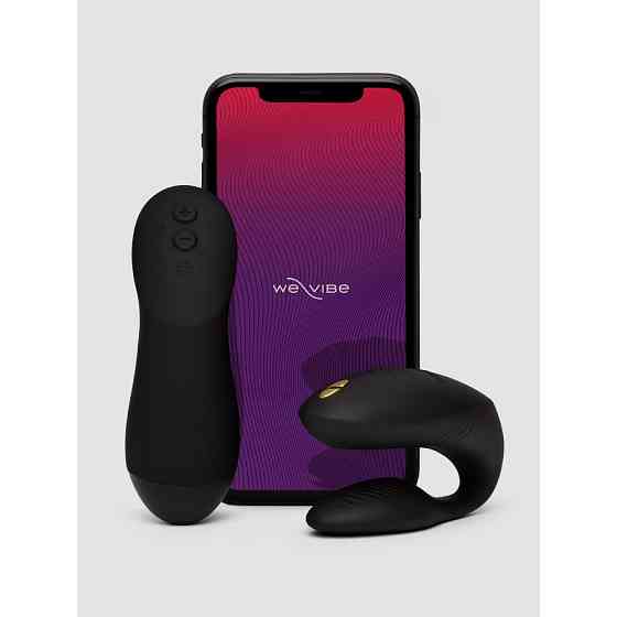 Вибратор для пар We-Vibe Chorus Pro Satin Blackс пультом и приложением, черный Sex Aura Киев