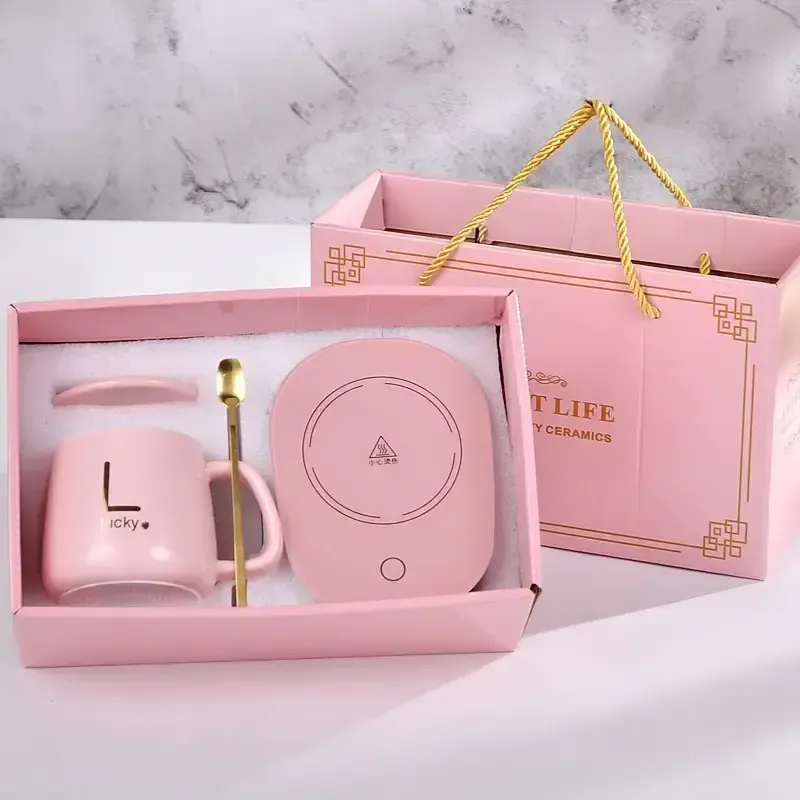 Белая Чашка на підставці з підігрівом Stenson YG01317 L 400мл Коломыя - изображение 3