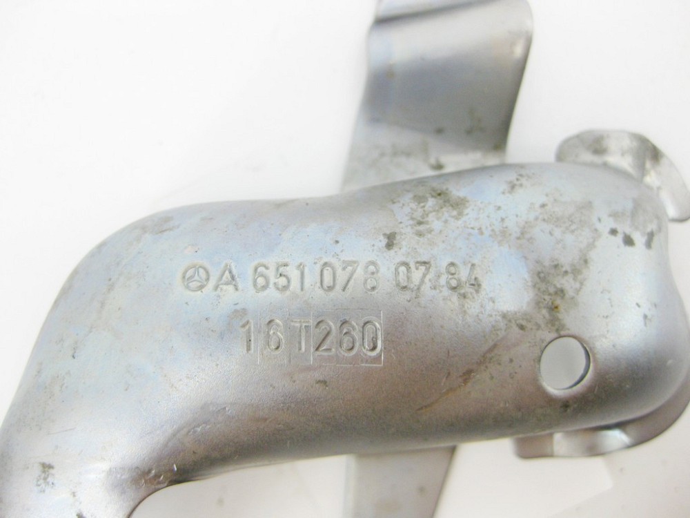 Mercedes-Benz  A6510780784 Захисний екран трубки рециркуляції відпрацьованих газів двигуна OM651 R4 2.2 cdi E-Class W212 C207 C-Class W205 S-Class W22 Одеса - фото 8