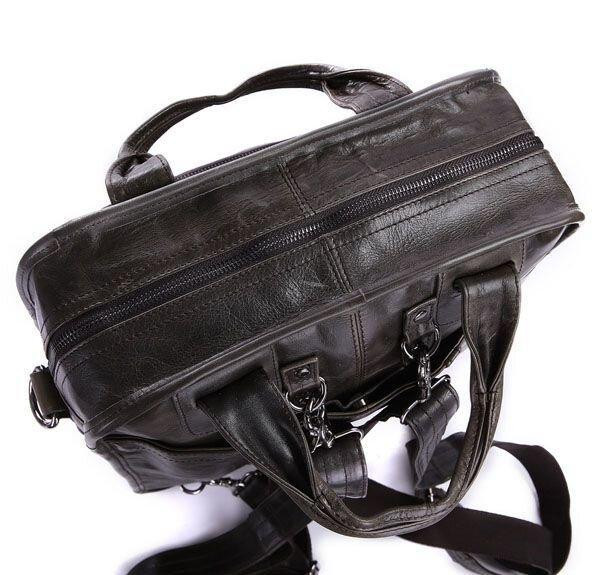 Сумка мужская Vintage 14068 Серая Киев - изображение 2