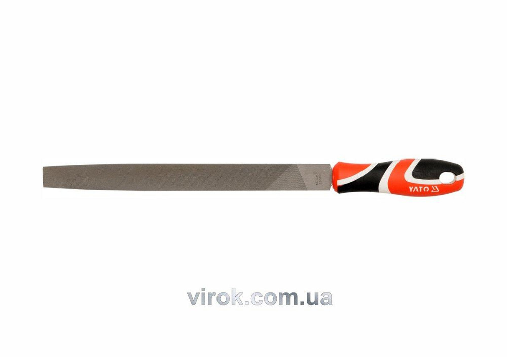 Напильник по металу YATO, плоский l=250 мм, #3 [20/80] Одеса - фото 1