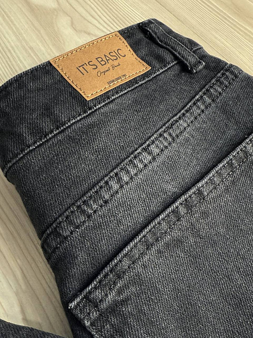 Джинси жіночі Its Basic 3992-2 flare супер кльош широкі чорні, чорний, 42, 42, 83 см, 112 см Київ - фото 14