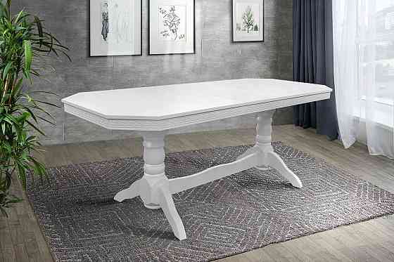 Стіл обідній Буковель розкл (160+40)/90, білий Київ
