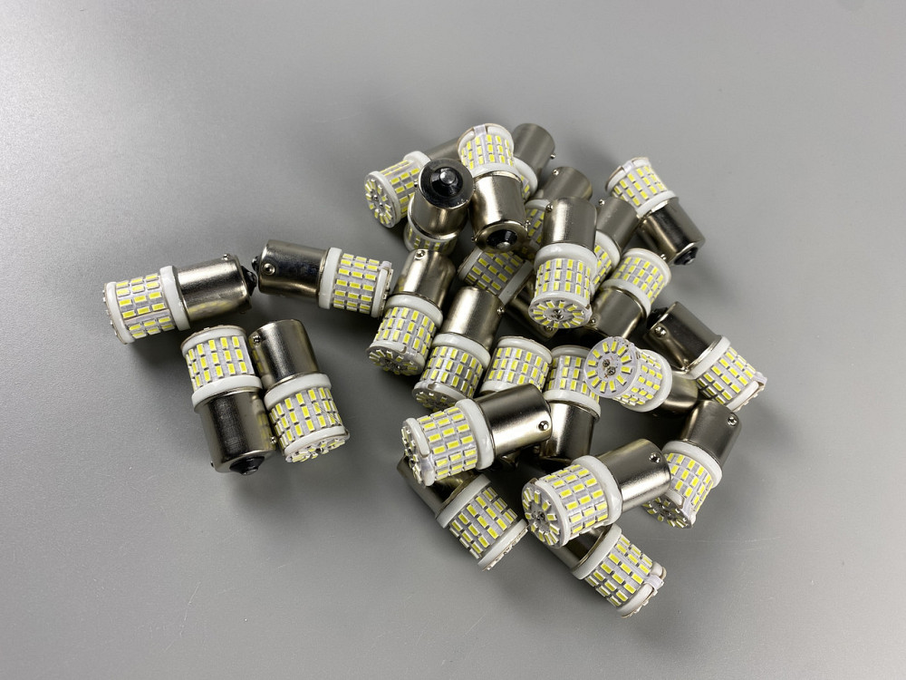 Лампа LED стоп-сигнал покажчик повороту 12V 57 led діодів цоколь 1156 BA15s Мукачево - фото 6