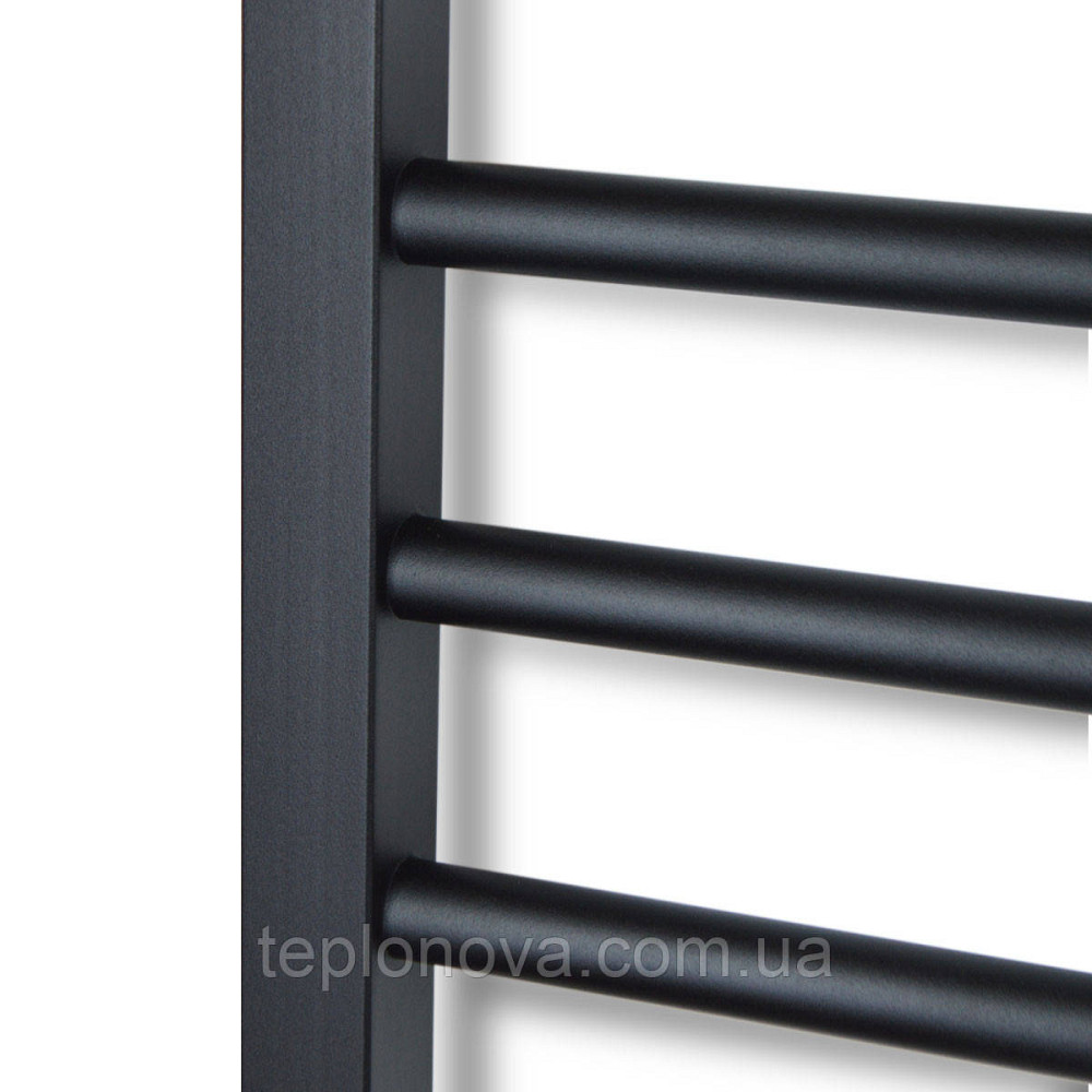 Полотенцесушитель Классик Квадро 500х1200 Sensor правый с таймером, чёрный муар Черновцы - изображение 5