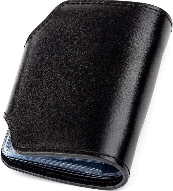 Холдер вертикальний шкіряний Чорний (SHVIGEL) Київ - фото 12