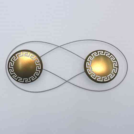 Магниты для штор и гардин Афина 2 шт Темно-золотистый (81-273) Киев