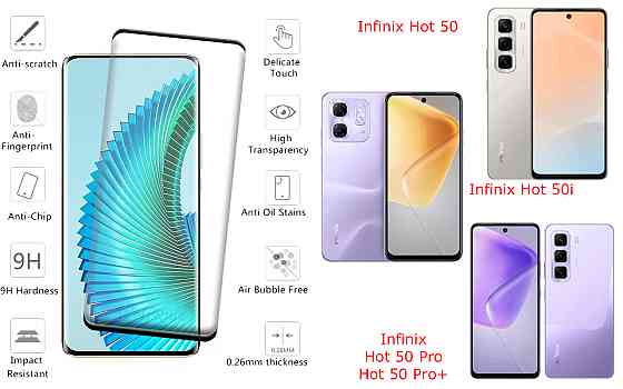 Захисне скло HyperGlass Pro для Infinix Hot 50, Hot 50i, Hot 50 Pro, Hot 50 Pro+ – максимальна чутливість та захист Київ