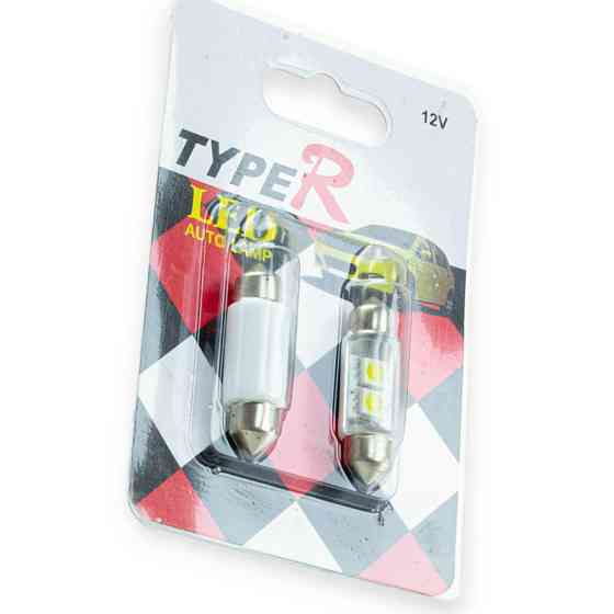 Автоламп AC лазер. 12-10 біла 2*5050 36мм світлодіодна Мукачево