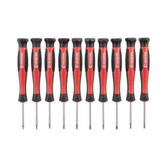 Набор отверток с комплектом насадок, 36 ед., S2, STORM INTERTOOL VT-3443 Киев