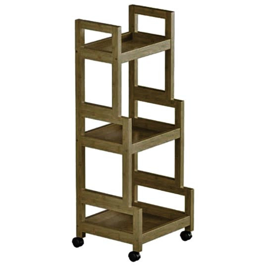 Этажерка для ванной на колёсиках 