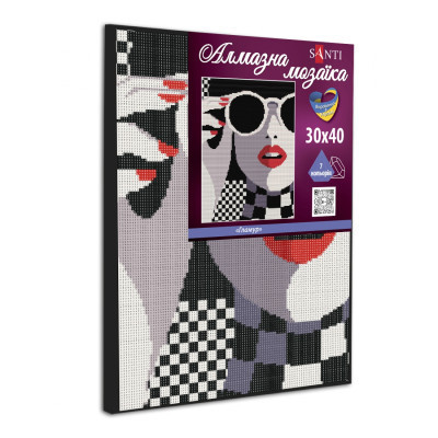 Картина по номерам Santi Гламур 30*40 см алмазна мозаїка (954707) Вінниця - фото 2