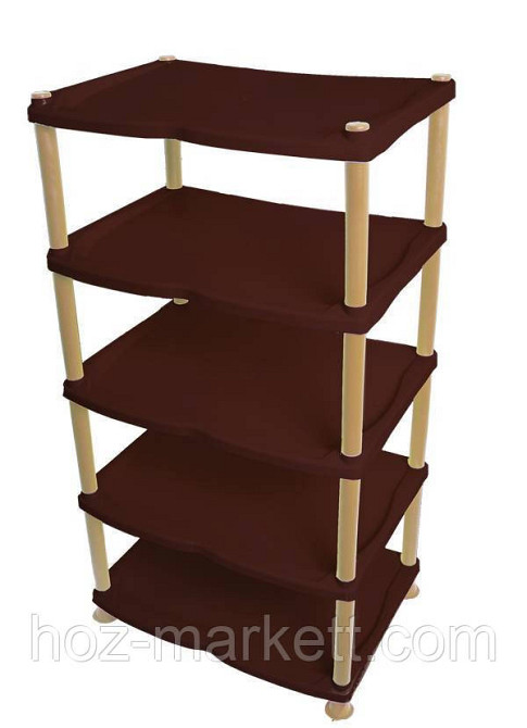 Коричнева полиця для взуття Харків - фото 1