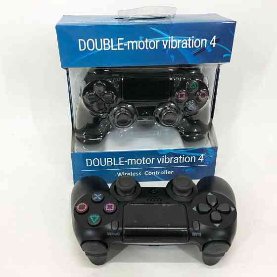 Джойстик DOUBLESHOCK для PS 4, бездротовий ігровий геймпад PS4/PC акумуляторний джойстик. Колір чорний DB-44 Львів