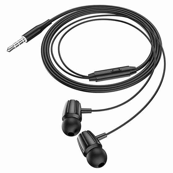 Навушники HOCO M88 Graceful universal earphones with mic Black Київ