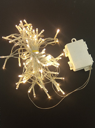 Гірлянда 30 led (тепле світло) на батарейках 16521 Луцк - изображение 1