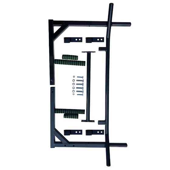 Турнік-бруси настінний "Iron" NE-TR-2B 2 в 1 з м'якими ручками чорний Вінниця