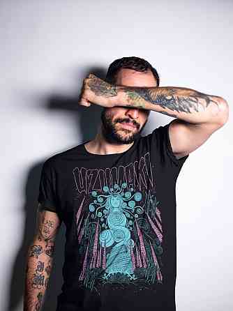 Футболка для мальчика аниме Джунджи Іто Узумаки Хоррор оверсайз (рост от 165 до 180 ) Черний AnimeJ0088m Днепр