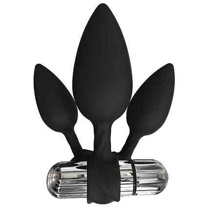 Набір анальних вібропробок Bathmate Anal Training Plugs VIBE, діаметр 2,5 см - 3,1см - 3,8см Sex Aura Київ