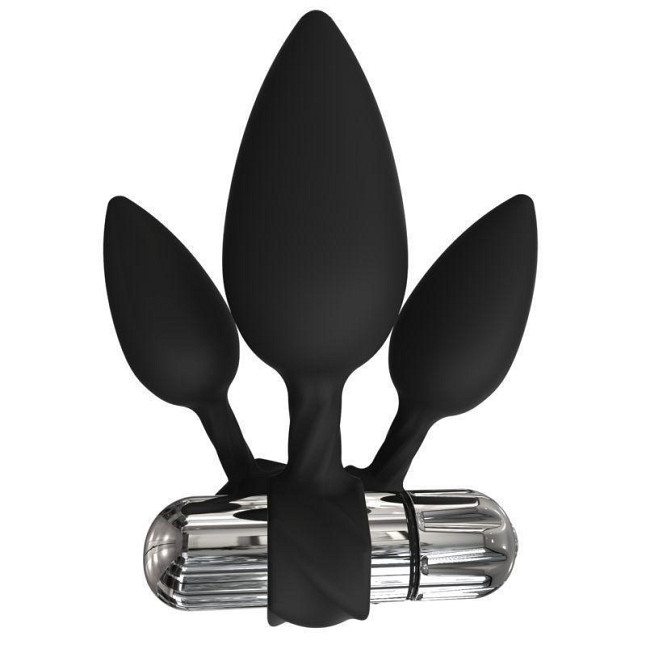 Набір анальних вібропробок Bathmate Anal Training Plugs VIBE, діаметр 2,5 см - 3,1см - 3,8см Sex Aura Київ - фото 2