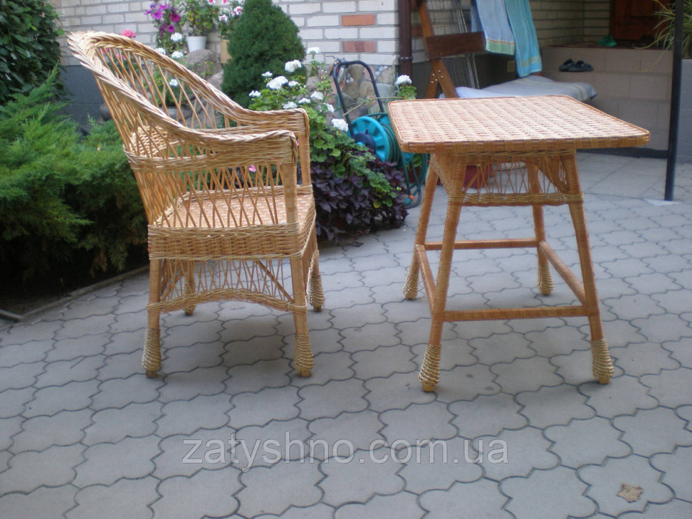 Кресло из натуральной лозы удобное Киев - изображение 3