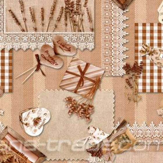 Клеенка кухонная 1,35*25м ПВХ на нетканой основе ES0392-2 Дариана Житомир - изображение 1