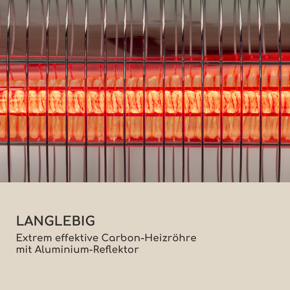Підставка для темних хвиль Інфрачервоний випромінювач нагрівач 2000 Вт із золотим покриттям Вуглецева трубка Рівне - фото 7