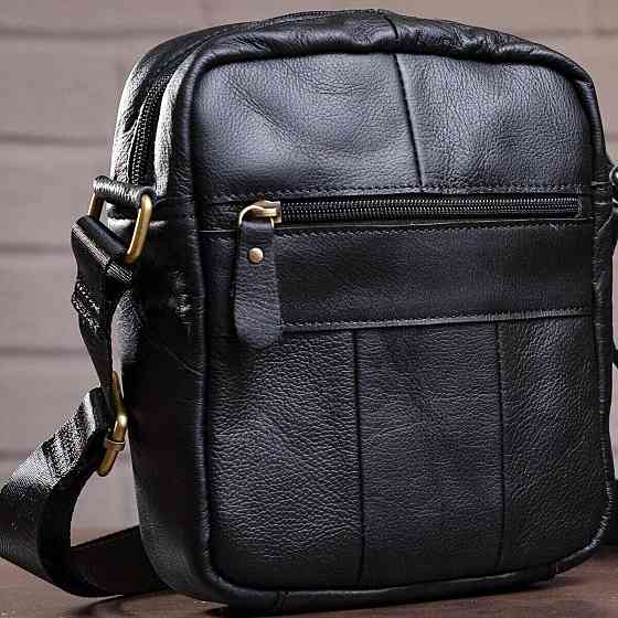 Сумка мужская флотар Черная (Vintage) Киев