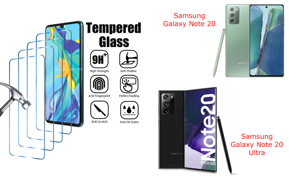 Захисне скло ArmorGlass для Samsung Galaxy Note 20, Galaxy Note 20 Ultra – стійке до подряпин та ударів Київ - фото 1