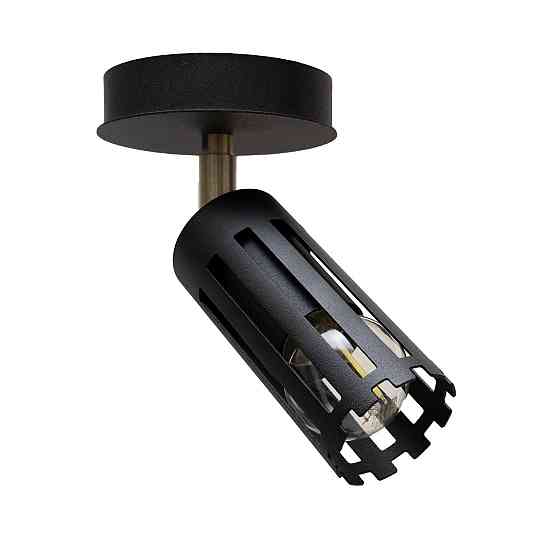 Світильник настінно-стельовий MSK Electric Teramo спот поворотний NL 18050-1 BK Одеса