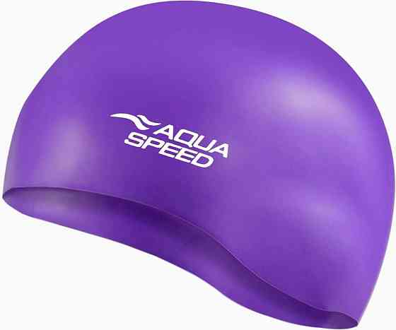 Шапочка для плавания Aqua Speed MONO 111 Вишнёвое