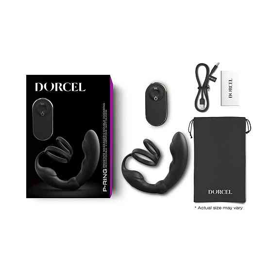 Масажер простати Dorcel P-Ring з ерекційним кільцем та пультом ДК Sex Aura Київ