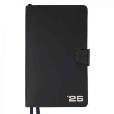 Тижневик Leo planner датований 2026 "Alpha", м‘який, темно-синій, 352 сторінки (252629) Вінниця