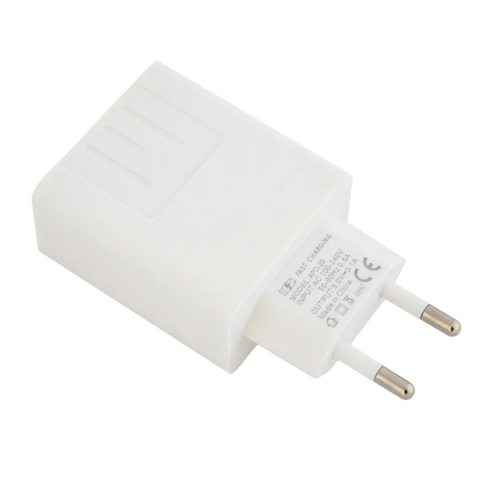 Зарядний пристрій з 2 USB та LED дисплеєм CX QC03 / Перехідник для заряджання телефон / Адаптер Київ - фото 4