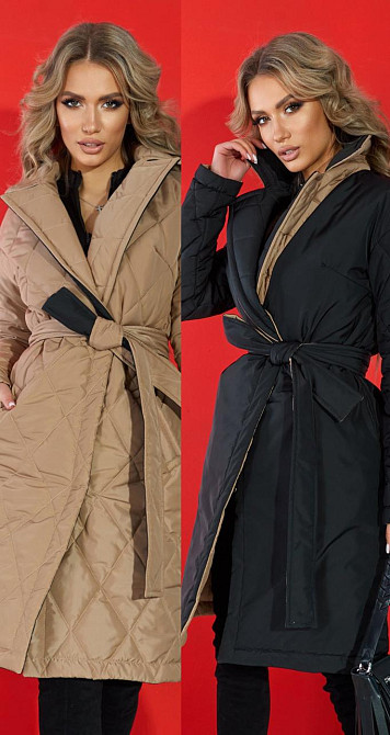 Двостороннє пальто (42) Київ - фото 1