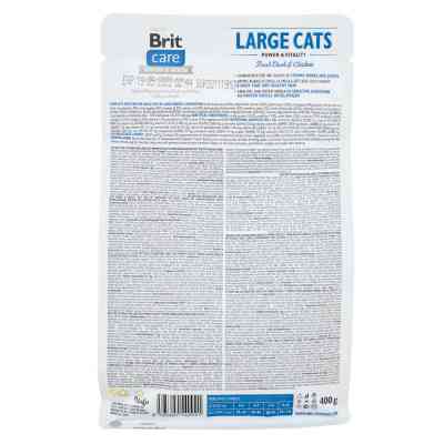 Сухой корм для кошек Brit Care Cat GF Large cats Power and Vitality 400 г (8595602540921) Винница