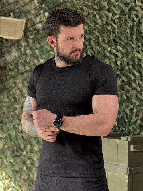 Футболка Донецька область black ДЛ7401 Одеса - фото 4