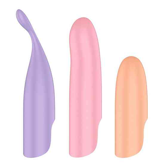 Набір 4-в-1 Satisfyer Playful Four, вібратор та 4 насадки, 12 режимів Sex Aura Київ