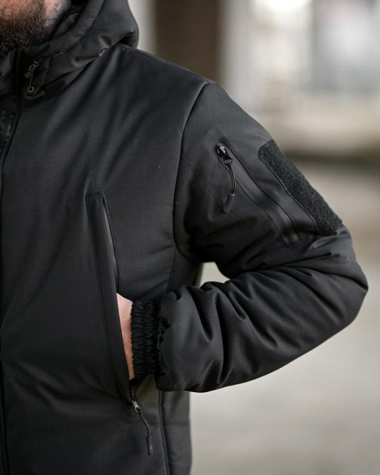 Зимовий тактичний костюм PANCER чорний ТР6498 Одеса - фото 6