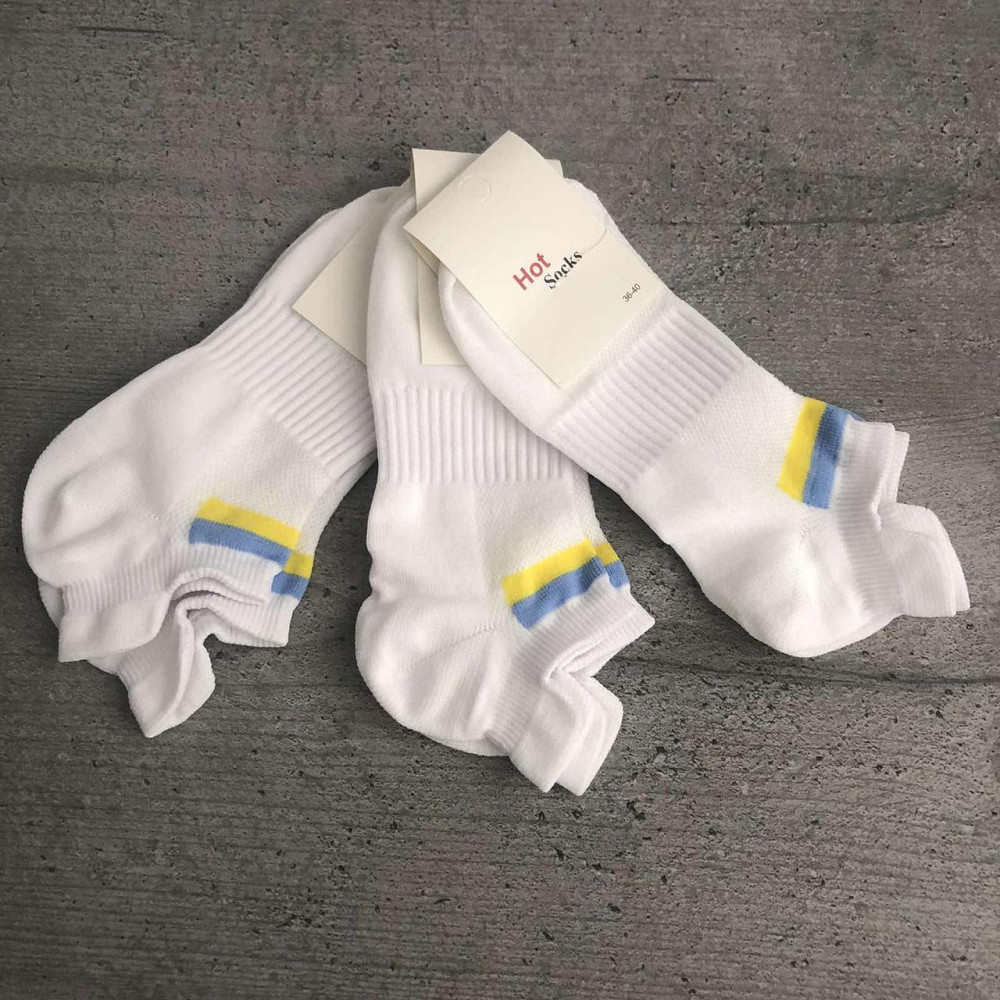 Шкарпетки білі спорт патріотичні Україна р.36-40 Чернівці - фото 4