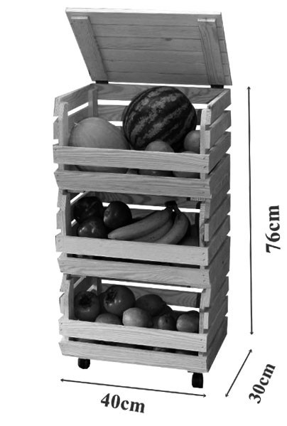 Стеллаж для овощей и фруктов 
