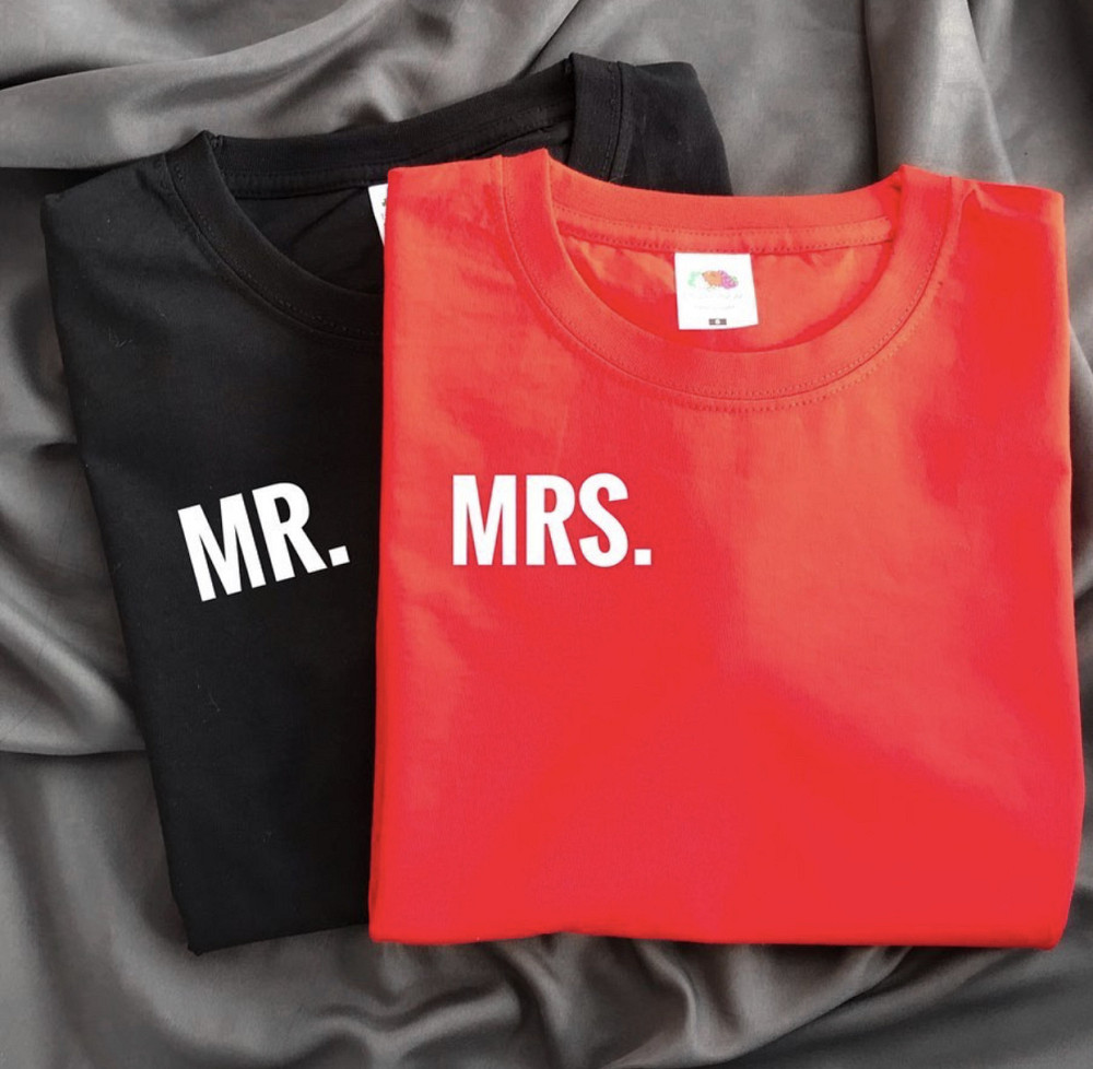 Парные футболки для парня и девушки из 100 % Хлопка . mr - mrs. Черновцы - изображение 1