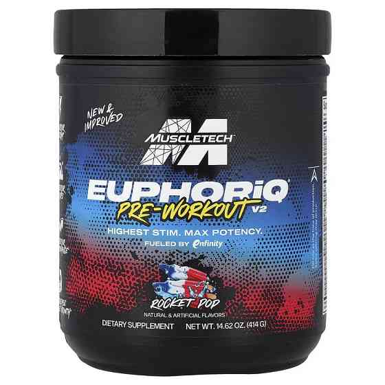 EuphoriQ® Pre-Workout V2 414 g (Rocket Pop) Луцьк