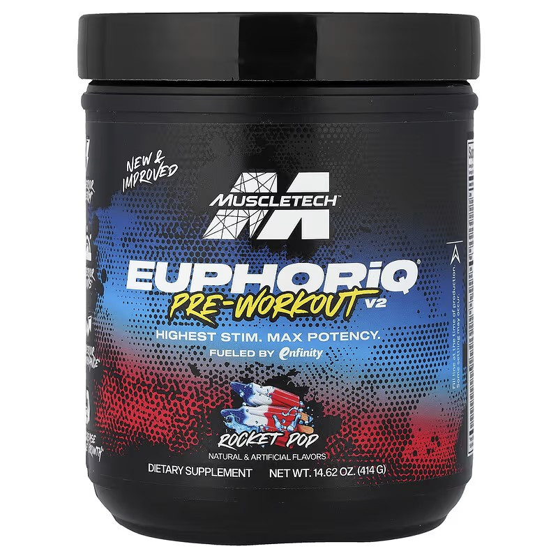 EuphoriQ® Pre-Workout V2 414 g (Rocket Pop) Луцьк - фото 1